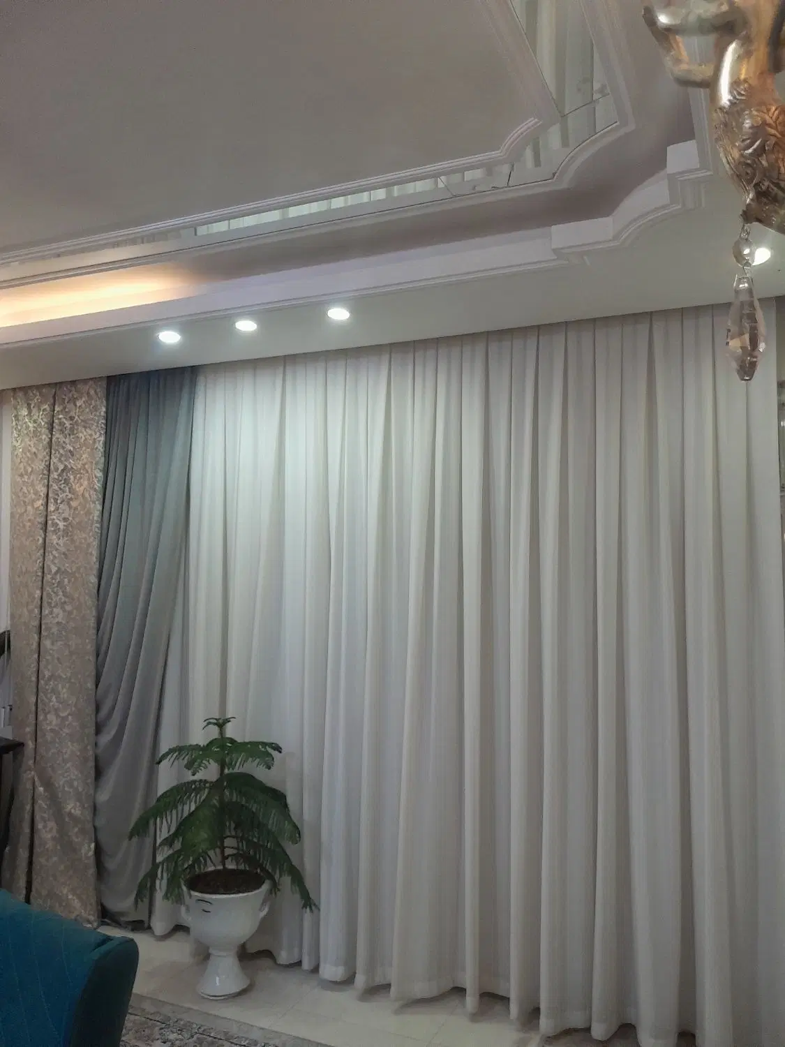 پرده|پرده، رانر، رومیزی|مشهد, حسینآباد|دیوار