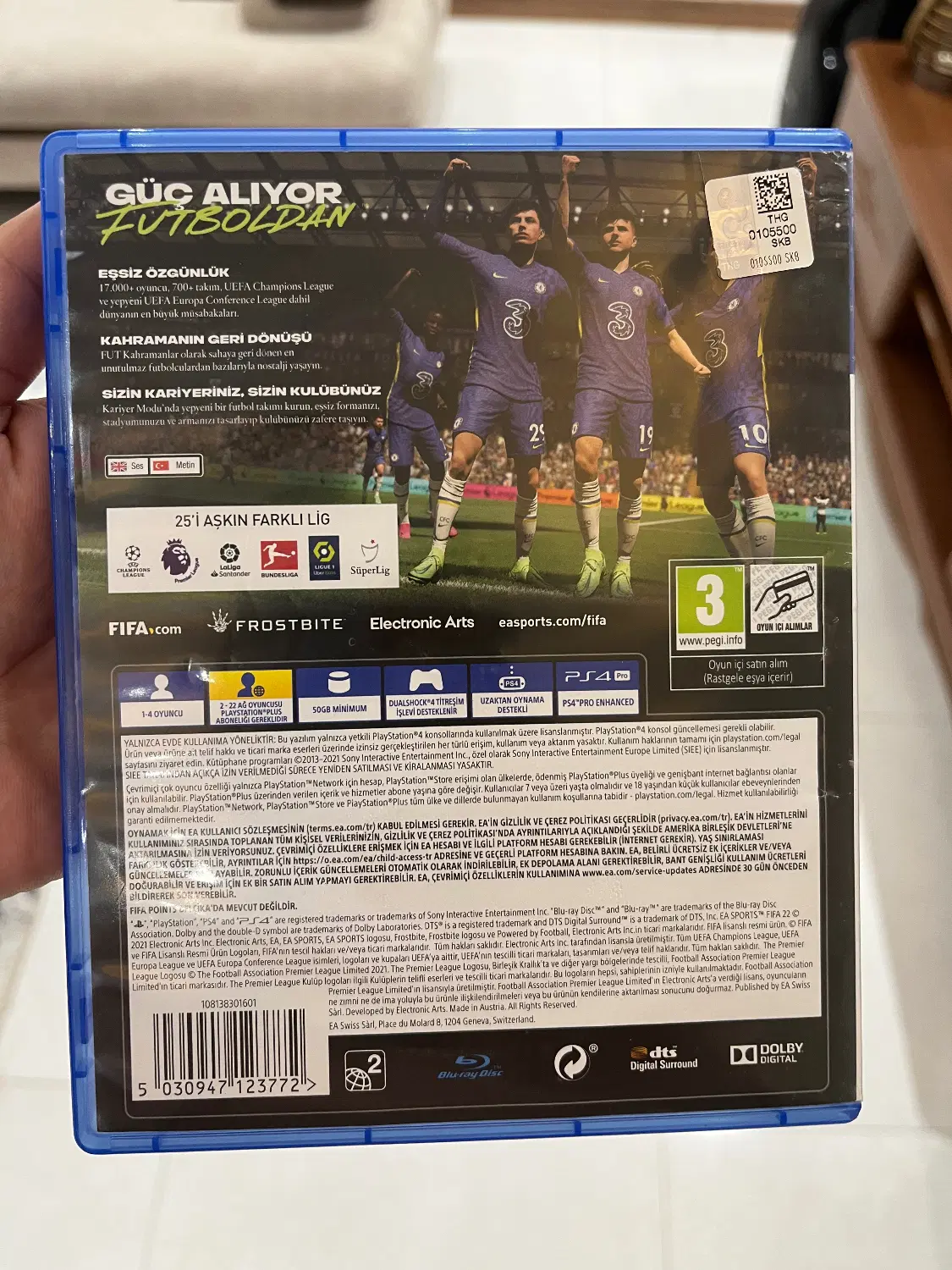 FIFA22(ps4-ps5)|کنسول، بازی ویدئویی و آنلاین|گنبد کاووس, |دیوار
