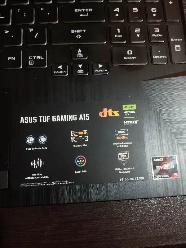 لبتاب TUF GAMEING A15|رایانه همراه|ایلام, |دیوار