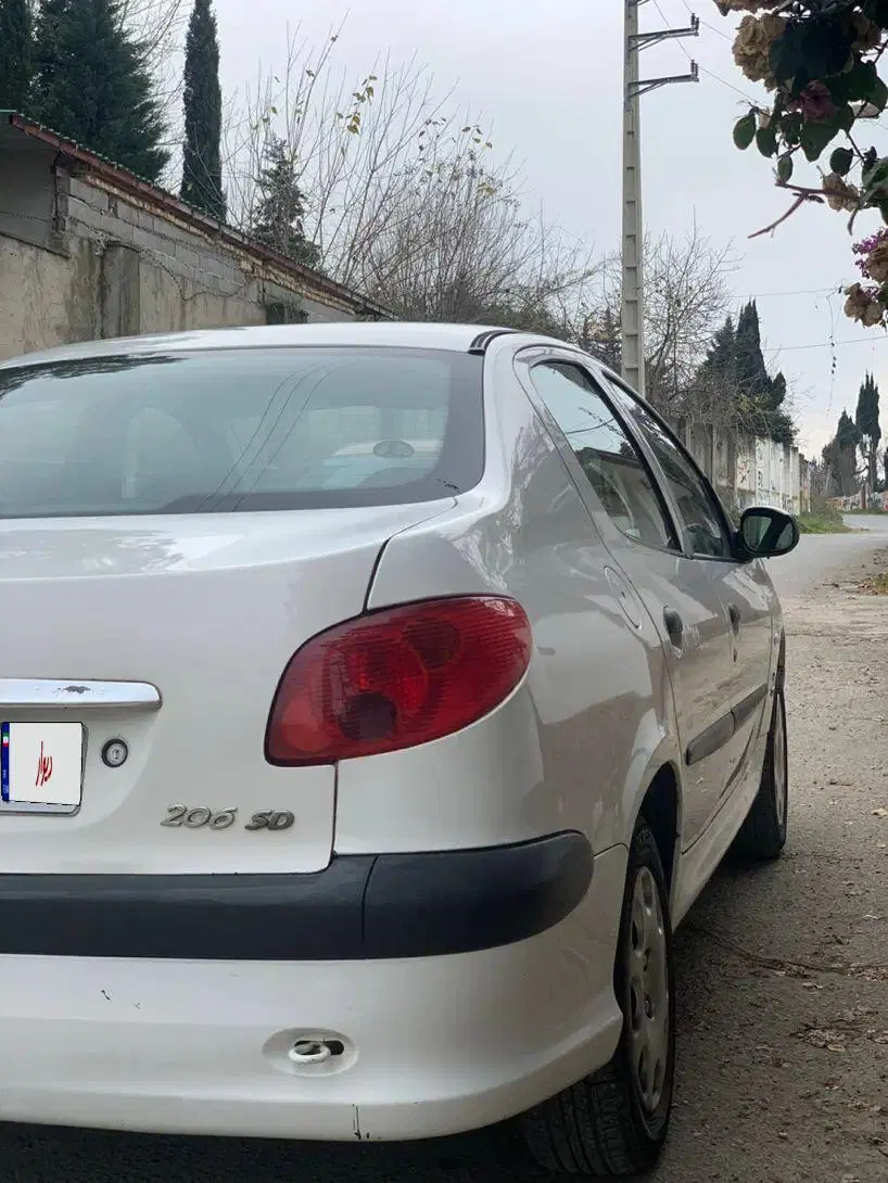 مدل89V8 sd 206|خودرو سواری و وانت|ساری, |دیوار