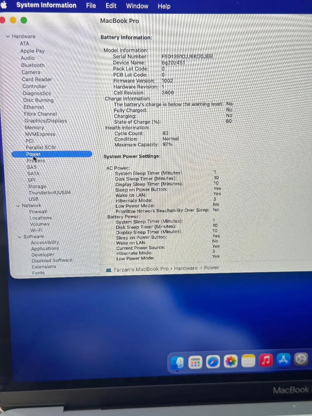 MacBook Pro M1 / 8GB RAM / 256GB SSD|رایانه همراه|کرج, گوهردشت|دیوار