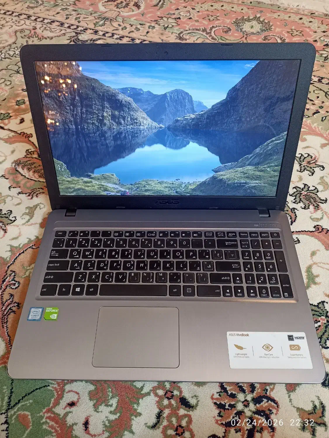 Asus X540u-bga i7|رایانه همراه|اصفهان, قلعه طبره|دیوار