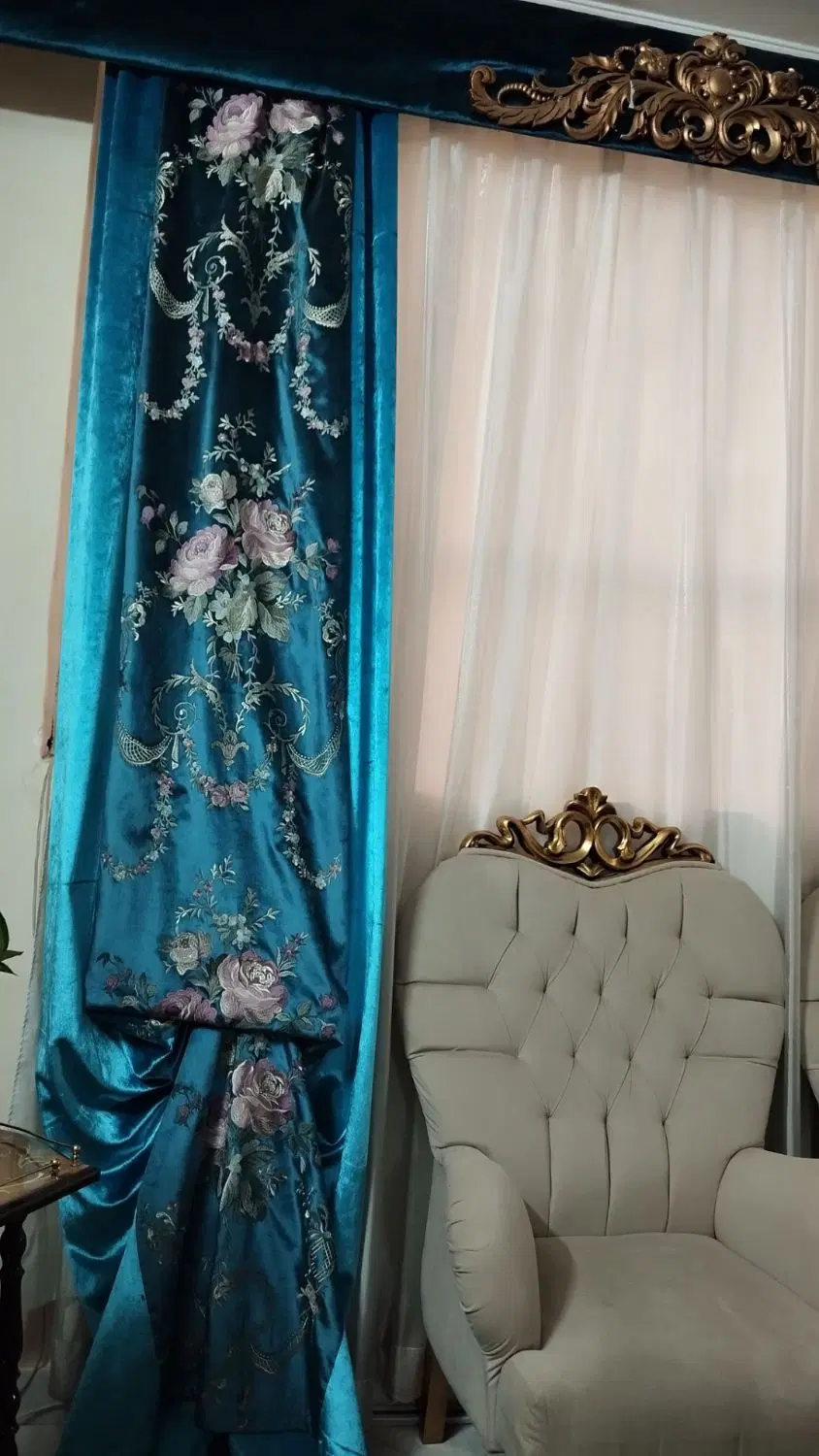 دستک پرده|پرده، رانر، رومیزی|مشهد, شفا|دیوار
