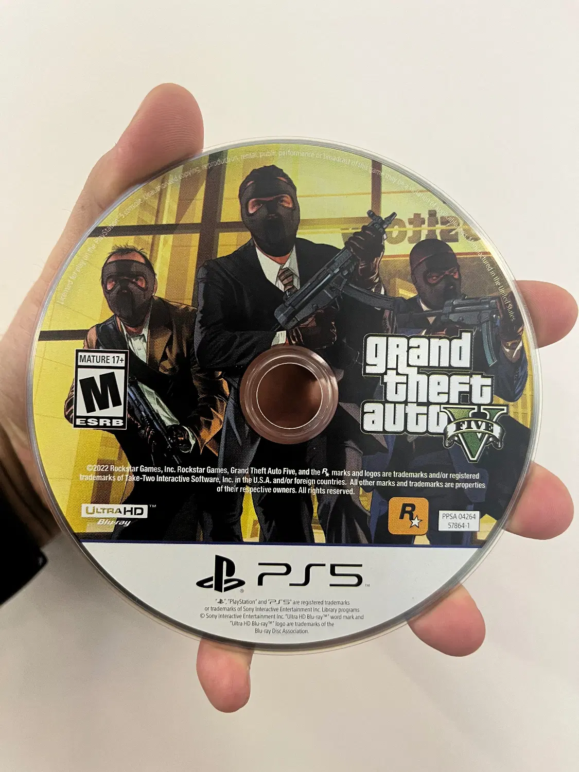 Disk GTA V ps5|کنسول، بازی ویدئویی و آنلاین|بیرجند, |دیوار