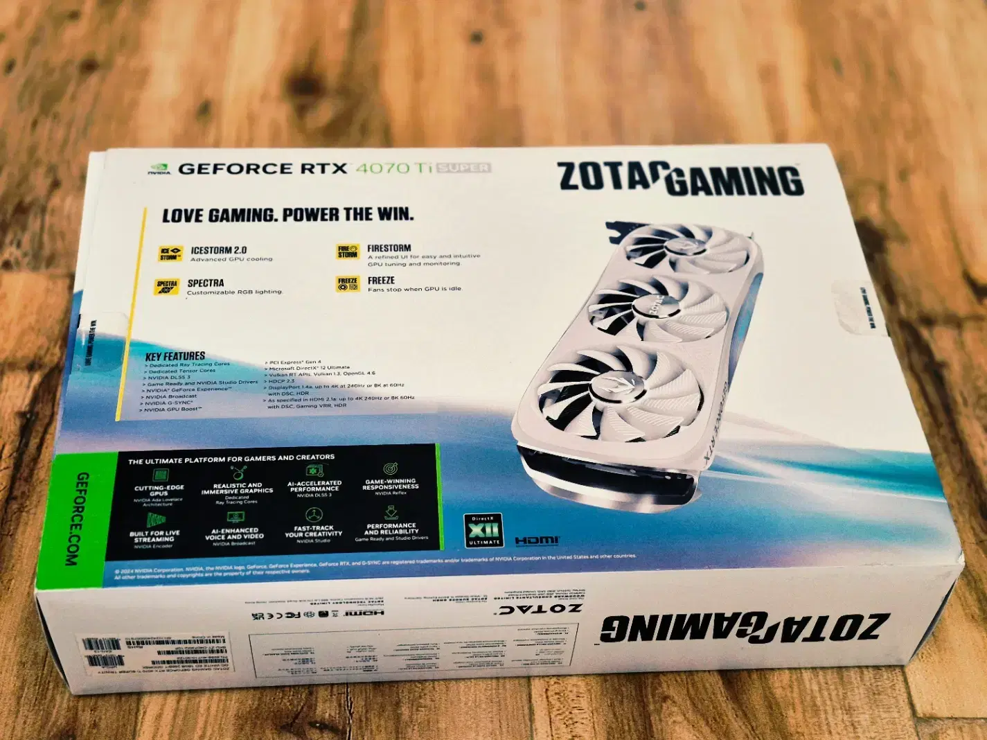 ZOTAC GAMING GEFORCE RTX 4070 TI SUPER TRINITY OC|قطعات و لوازم جانبی رایانه|تفت, |دیوار