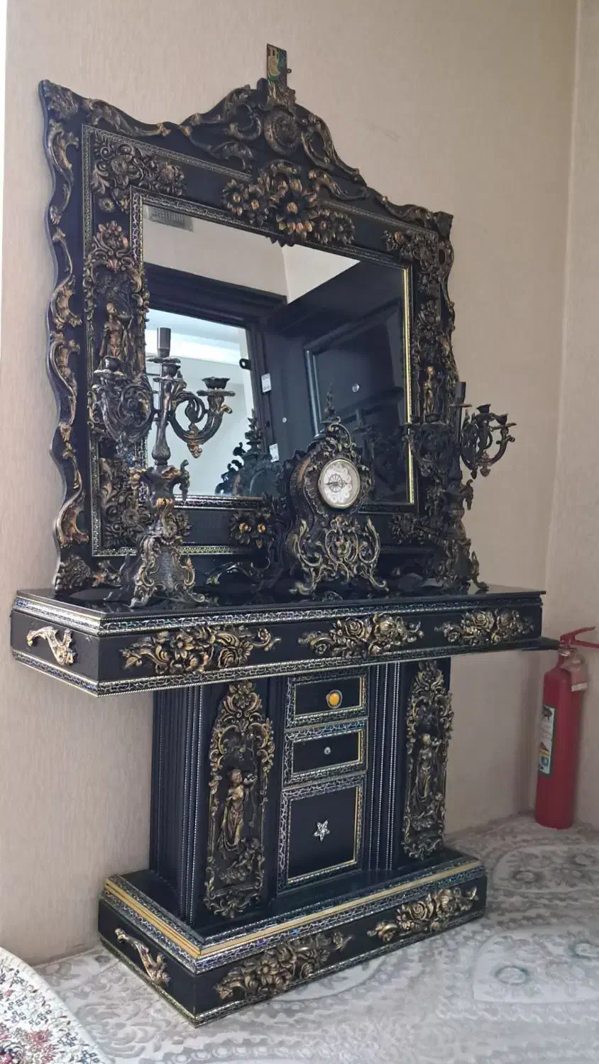 میز آینه|آینه|مشهد, امام رضا (ع)|دیوار