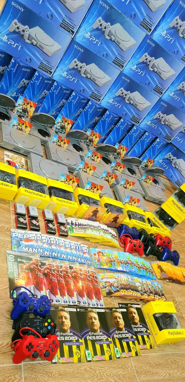 پلی استیشن ۱ ps1 )فورCDنصب۲بازی4pro5fatگیم۳استیک|کنسول، بازی ویدئویی و آنلاین|تهران, والفجر (افسریه)|دیوار