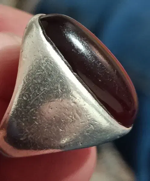 انگشتر نقره عقیق یمنی کهنه تراش ثبتی به شرط کارشنا|جواهرات|تهران, هفت چنار|دیوار