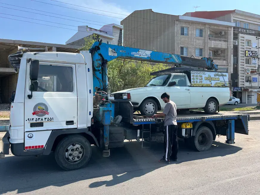 جرثقیل|خدمات حمل و نقل|رشت, پل تالشان|دیوار