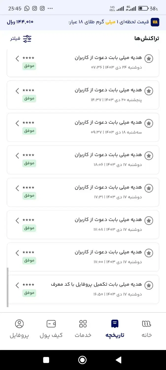 هدیه طلا|فعالیت داوطلبانه تحقیقاتی|شیراز, فرهنگ شهر|دیوار
