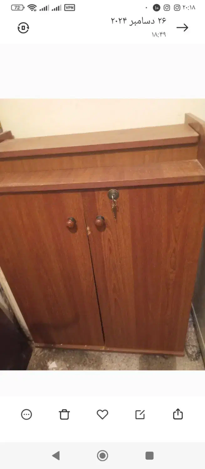 جاکفشی|جاکفشی، کمد، دراور|تبریز, |دیوار