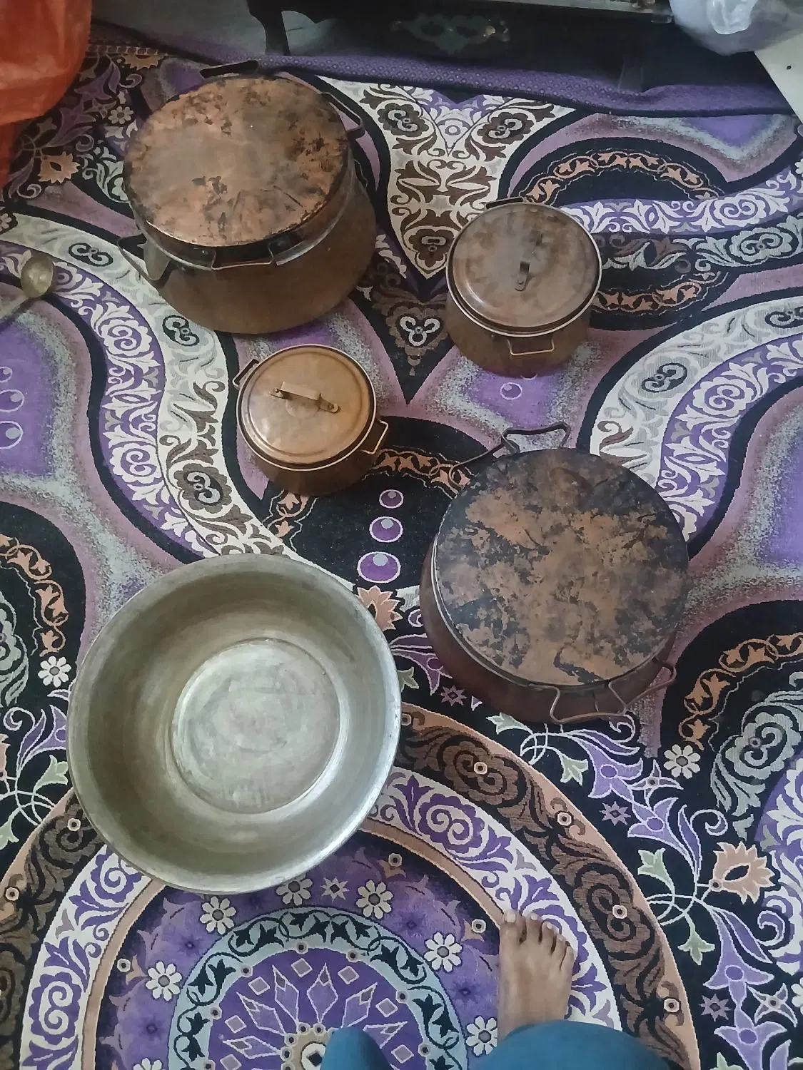 دیگ مسی|ظروف پخت‌وپز|زاهدان, |دیوار
