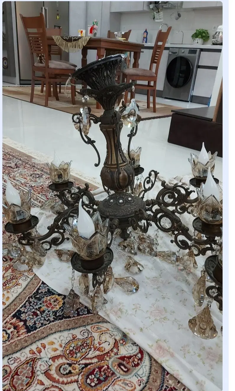 لوستر|لوستر و چراغ آویز|گرگان, |دیوار