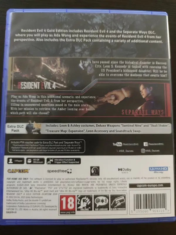 دیسک ps5 Resident 4 gold edition|کنسول، بازی ویدئویی و آنلاین|قم, شهرک قدس|دیوار