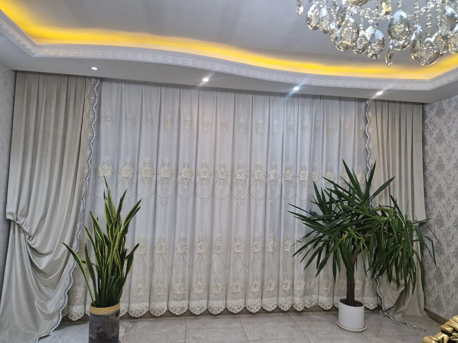 پرده|پرده، رانر، رومیزی|باغستان, |دیوار