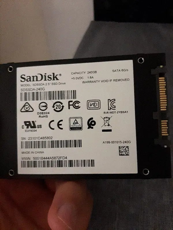Hard Sandisk ssd plus 240GB|قطعات و لوازم جانبی رایانه|اهواز, کیانپارس |دیوار