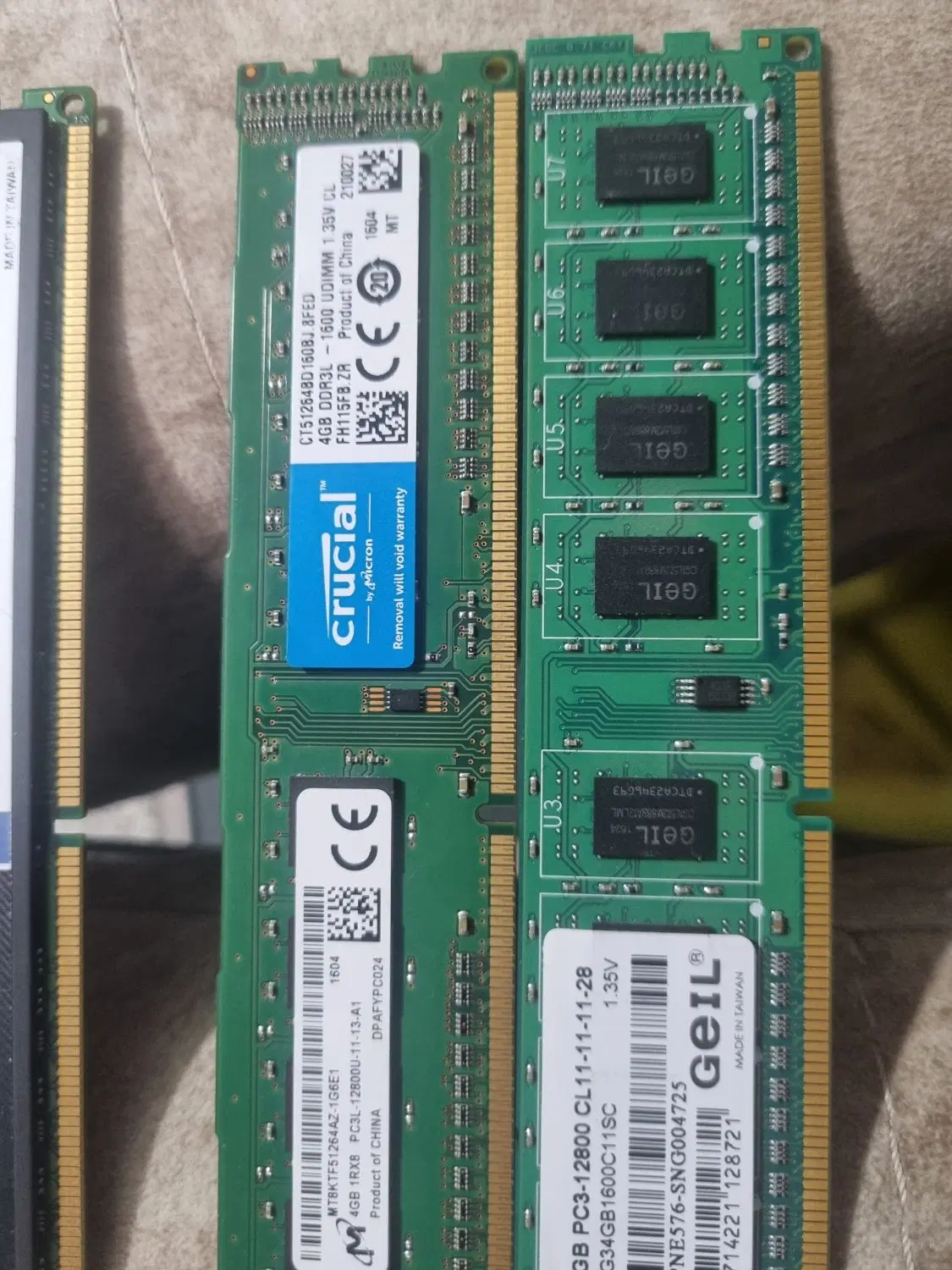 رم ddr3 4g|قطعات و لوازم جانبی رایانه|گلستان (تهران), |دیوار