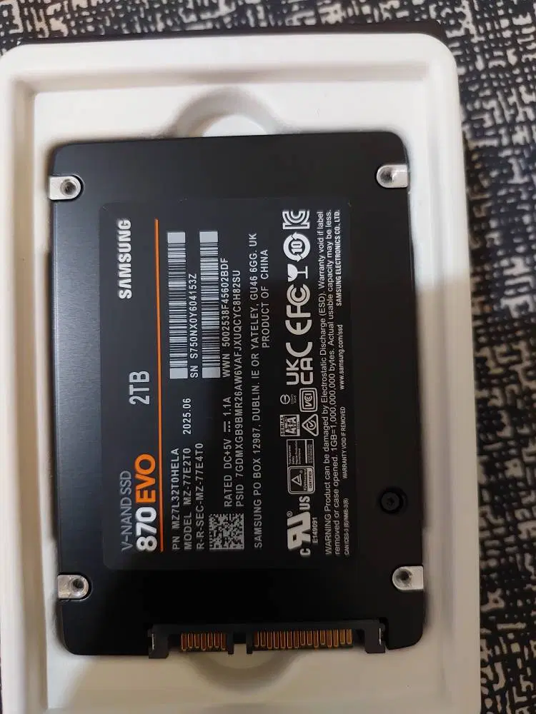 Samsung Evo 870 2T SSD|قطعات و لوازم جانبی رایانه|بروجرد, |دیوار