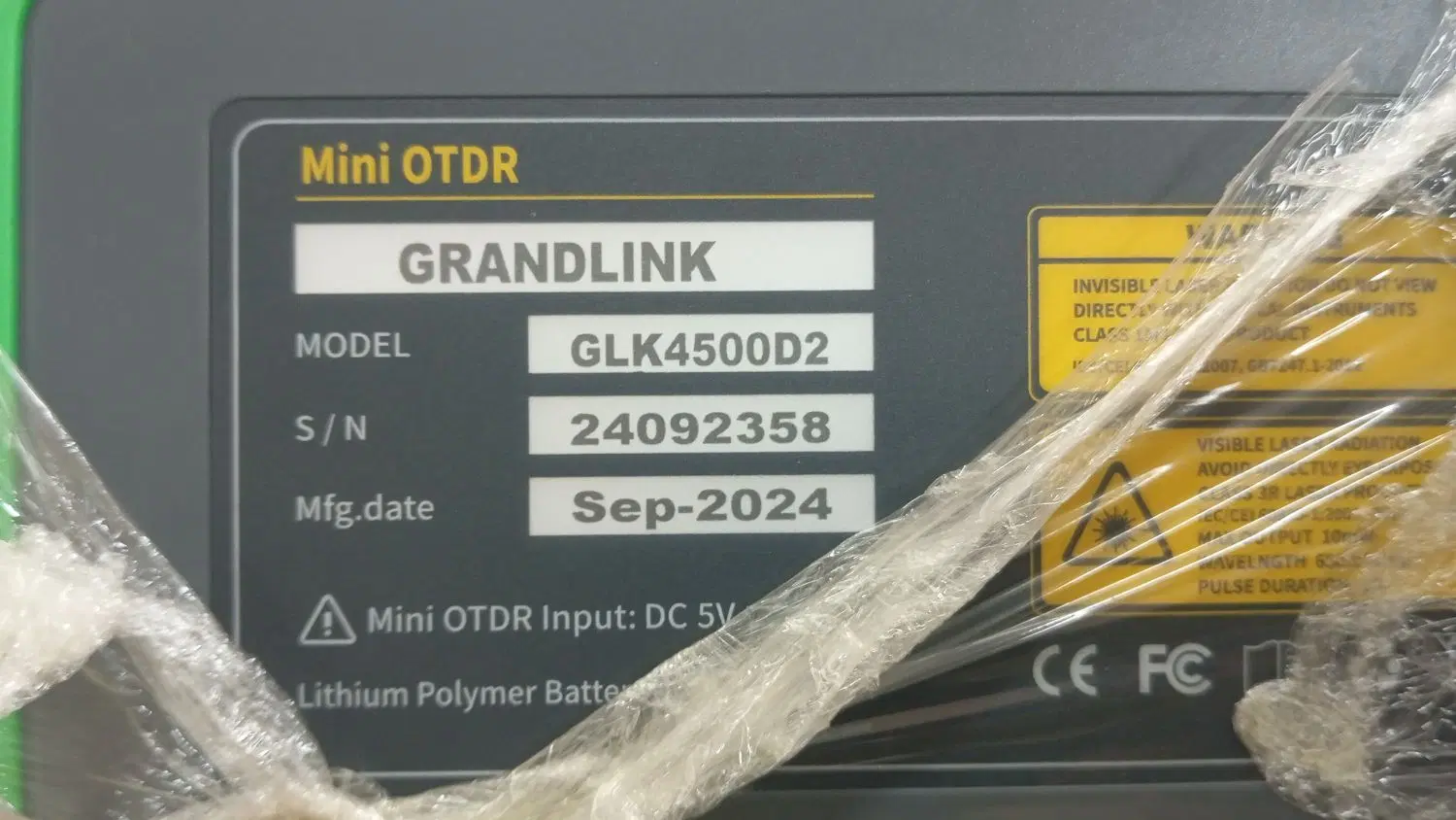 otdr GLK4500D2 Grand Link|مودم و تجهیزات شبکه|تهران, تاکسیرانی|دیوار