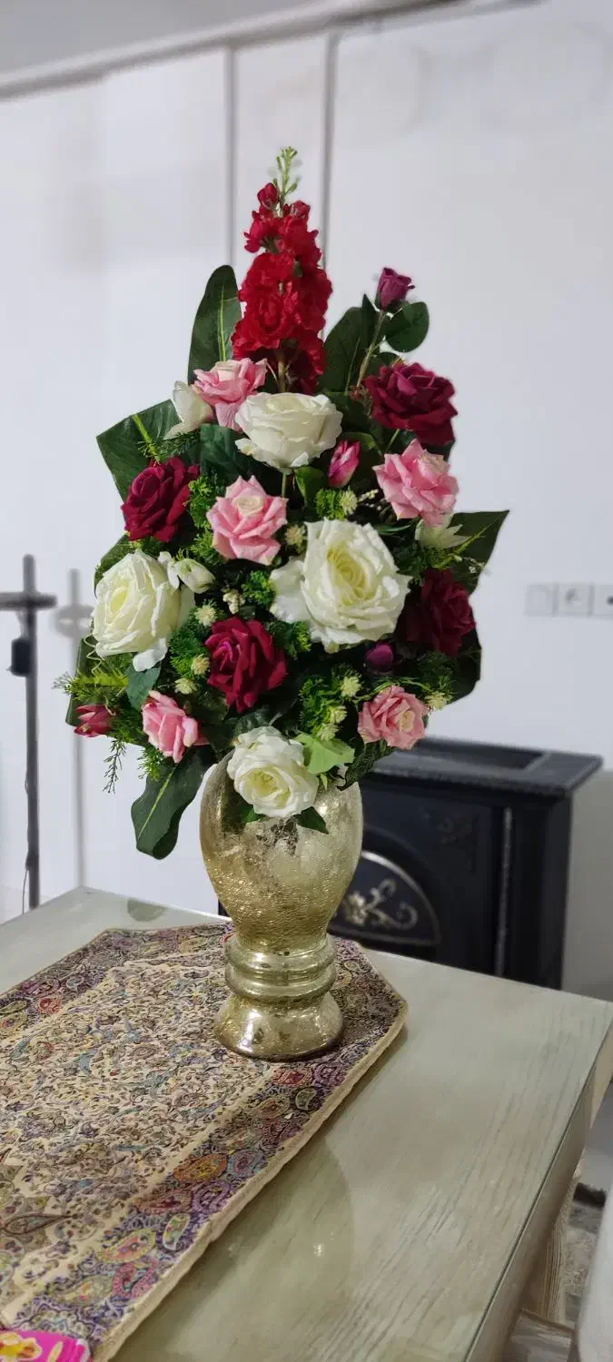 گلدان و گل|گل مصنوعی|مشهد, گاز|دیوار