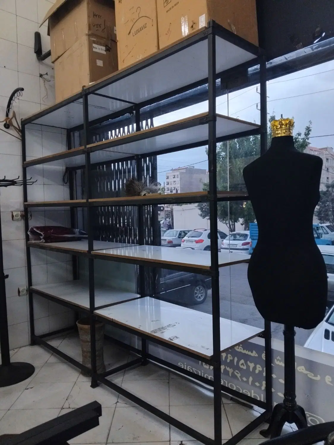 قفسه|کتابخانه، شلف، قفسه‌های دیواری|کرج, کرج نو|دیوار