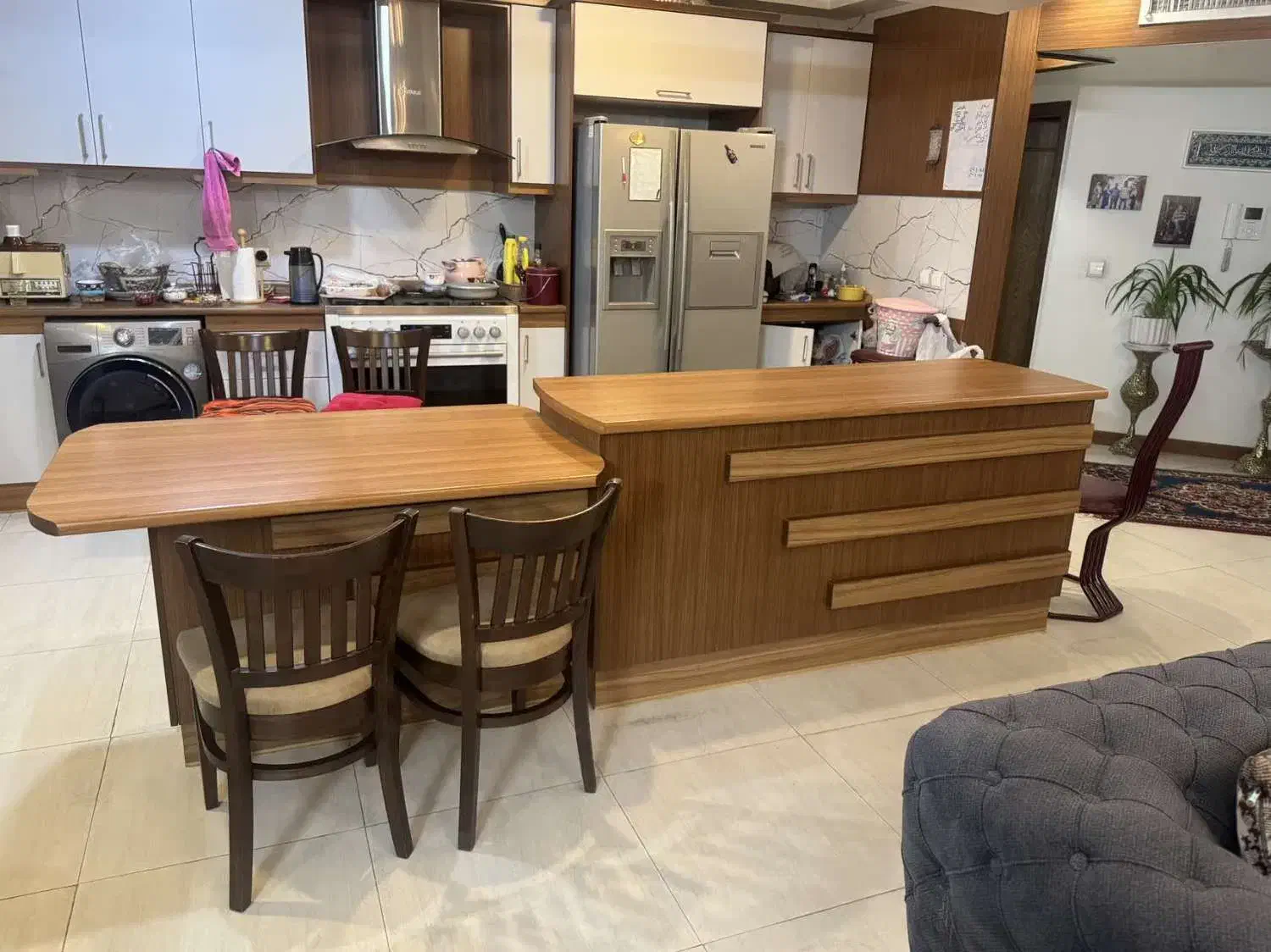 اوپن MDF|میز و صندلی غذاخوری|اصفهان, باغ گلها|دیوار