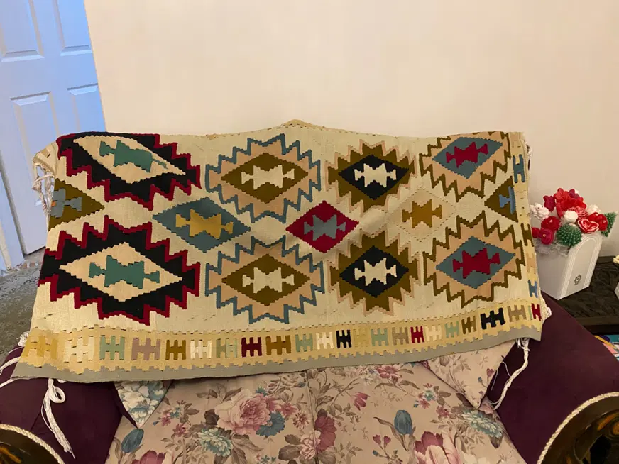 گلیم|گلیم، جاجیم، گبه|قدس, شهرقدس|دیوار