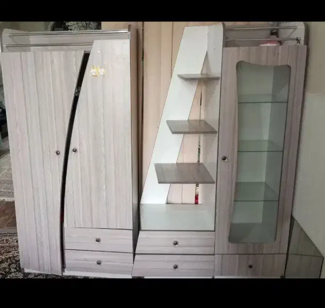 کمد ویترین|بوفه، ویترین، کنسول|اصفهان, خانه اصفهان|دیوار