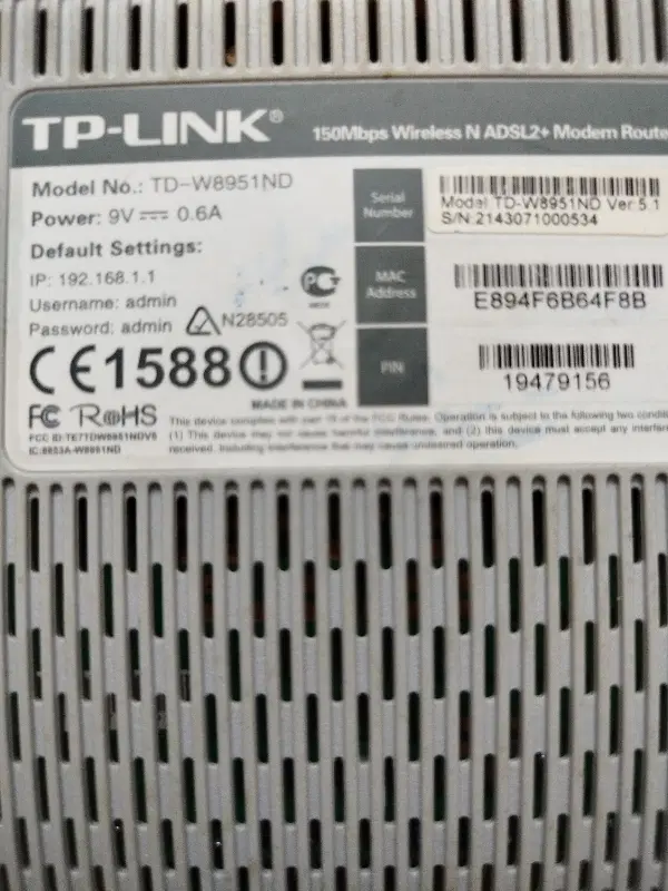 مودم Adsl tplink|قطعات و لوازم جانبی رایانه|قم, بیست متری ولیعصر|دیوار