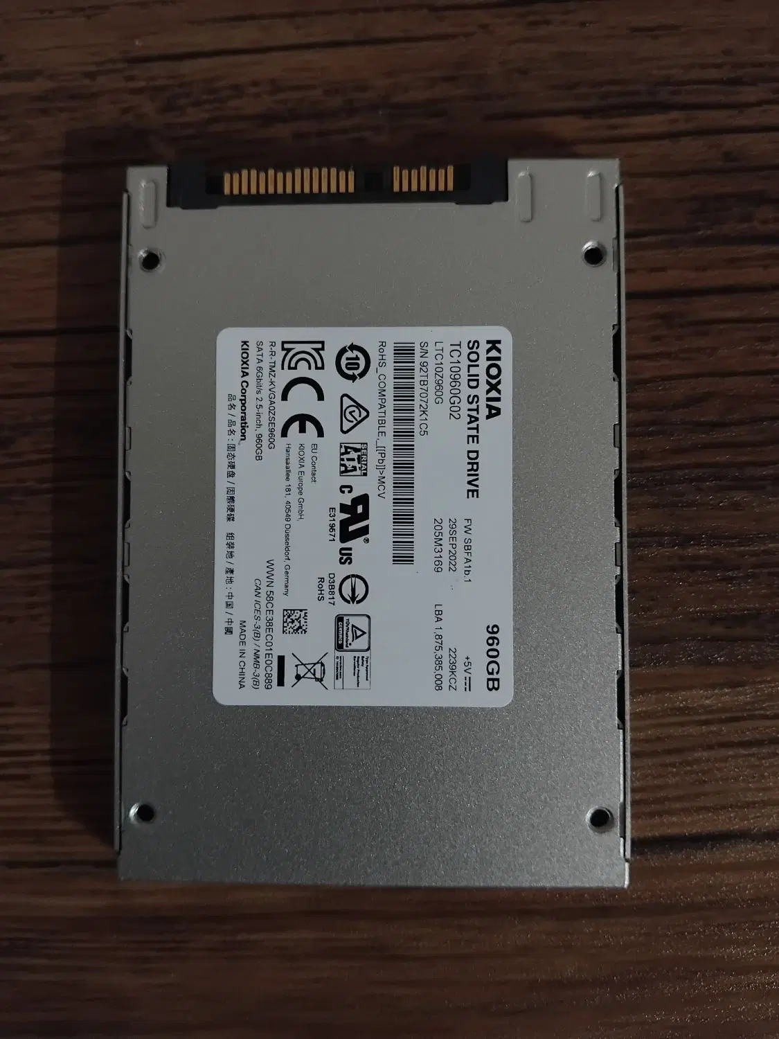 ssd kioxia 1tb|قطعات و لوازم جانبی رایانه|کرج, نوروزآباد|دیوار