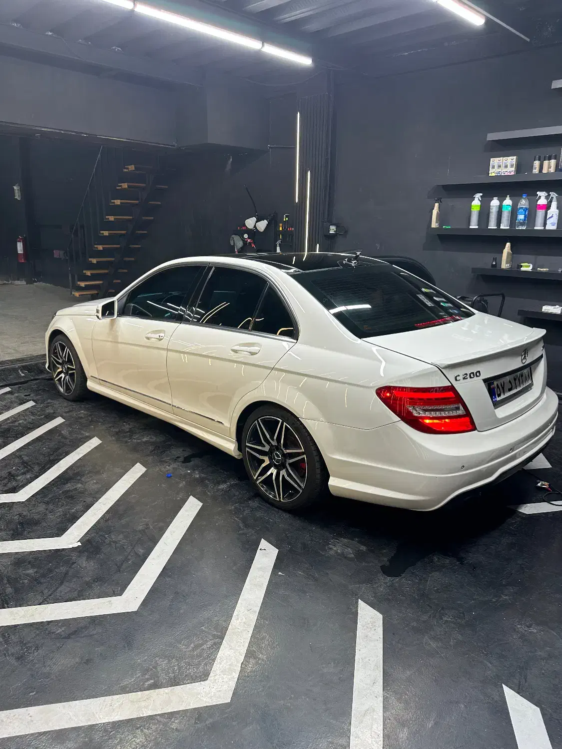 بنز c200 2014 سفید|خودرو سواری و وانت|تهران, زرگنده|دیوار