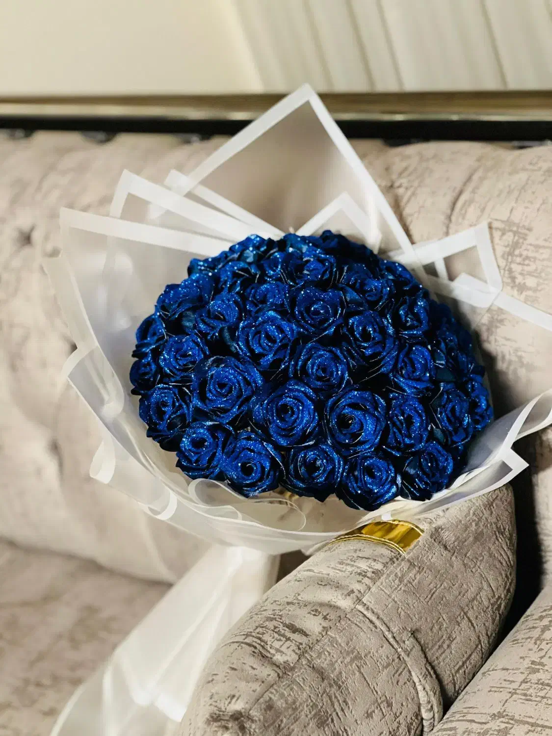 گل رز ابی|گل مصنوعی|زاهدان, |دیوار