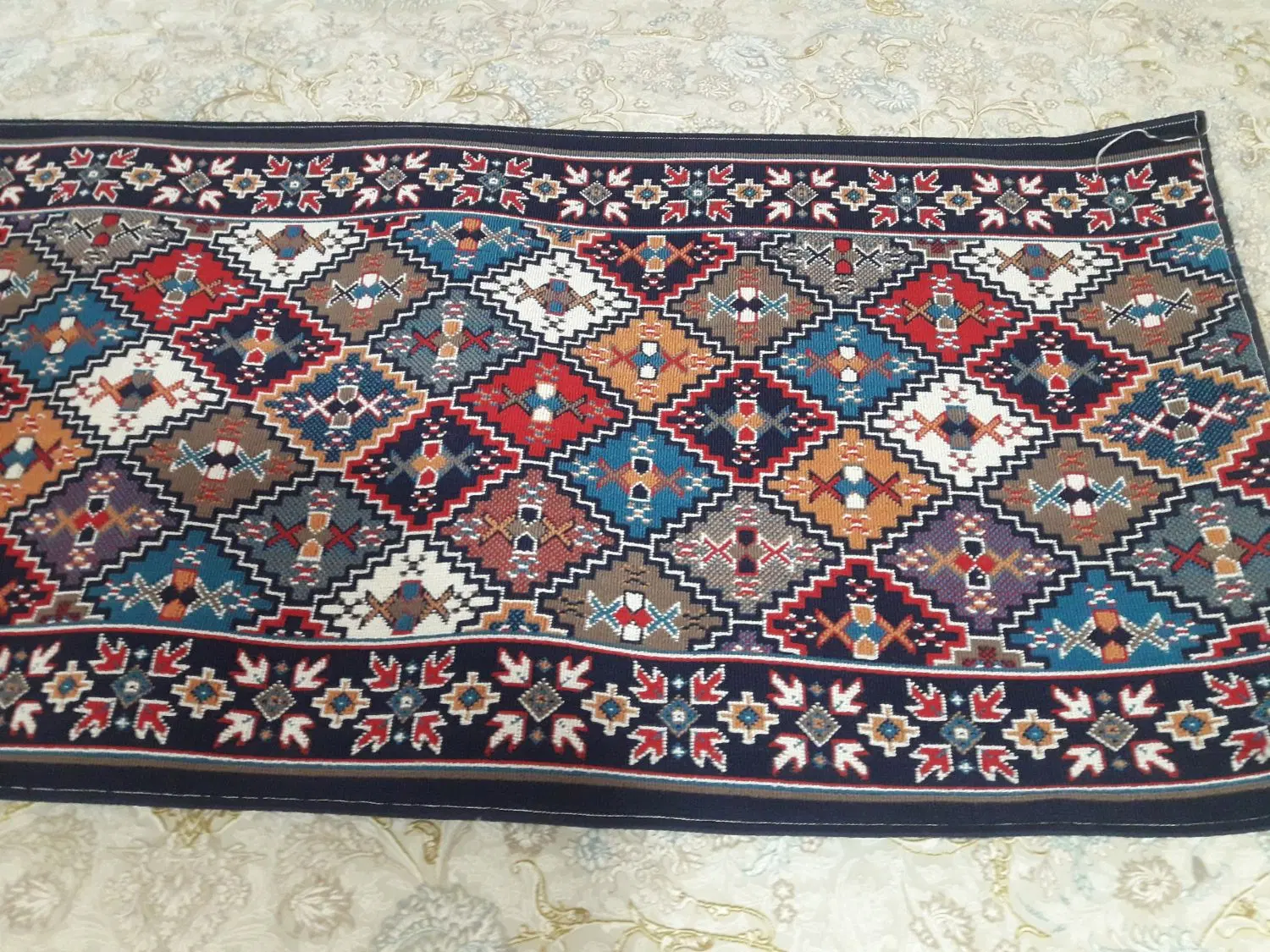کناره|گلیم، جاجیم، گبه|دزفول, |دیوار