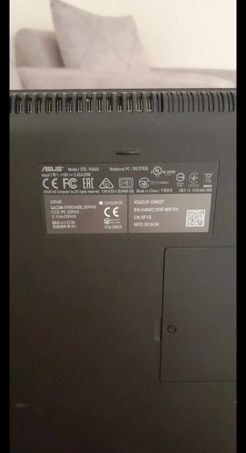Asus k542|رایانه همراه|تهران, ائمه اطهار|دیوار