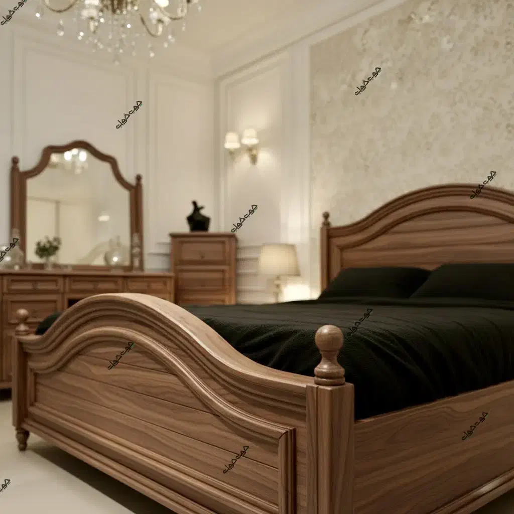 سرویس خواب دو نفره.تخت دونفره.تشک.میزارایش کد 2|تخت و سرویس خواب|مشهد, گرجی علیا|دیوار