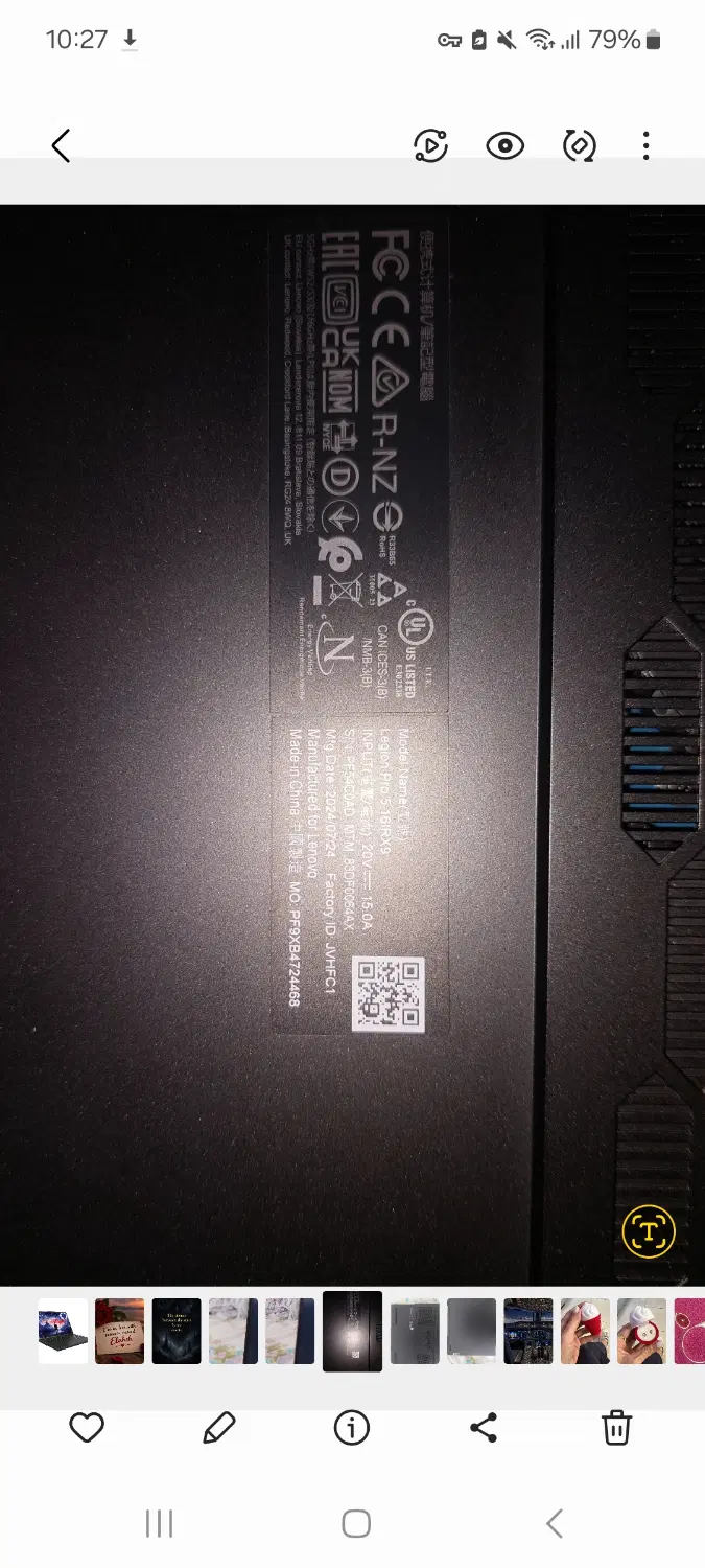 Legion pro5 irx9 2024|رایانه همراه|لاهیجان, مهرگان|دیوار