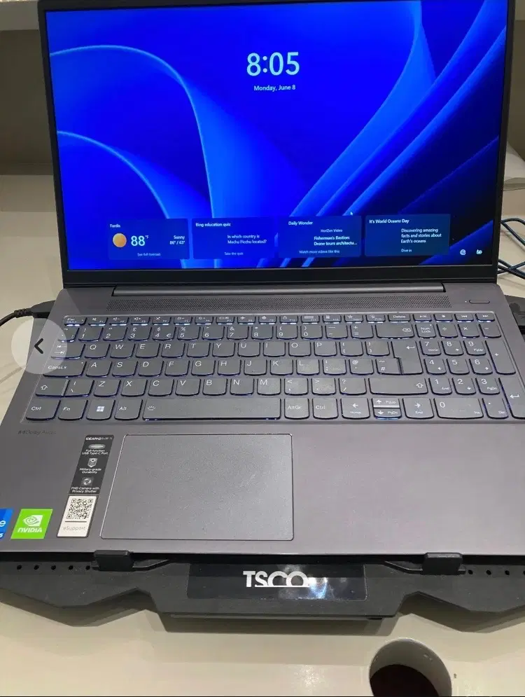 لب تاپ lenovo|رایانه همراه|مشکیندشت, |دیوار