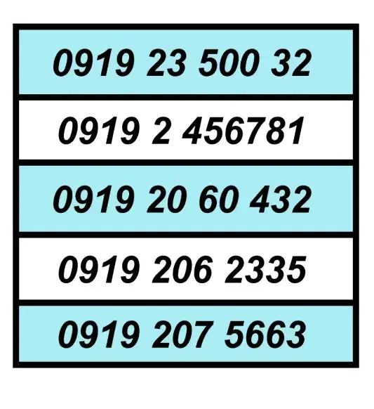 0919.50.55.956|سیمکارت|تهران, شهرک چیتگر|دیوار