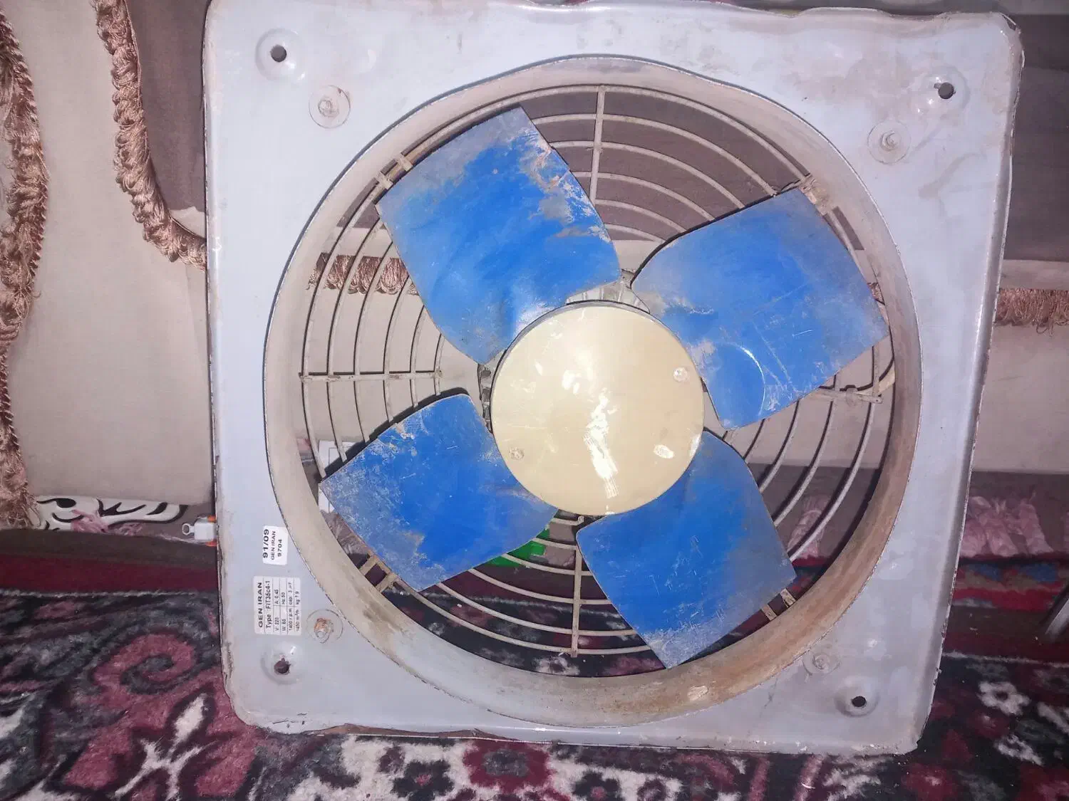 هواکش 40×40|پنکه و تصفیهکنندهٔ هوا|تبریز, |دیوار