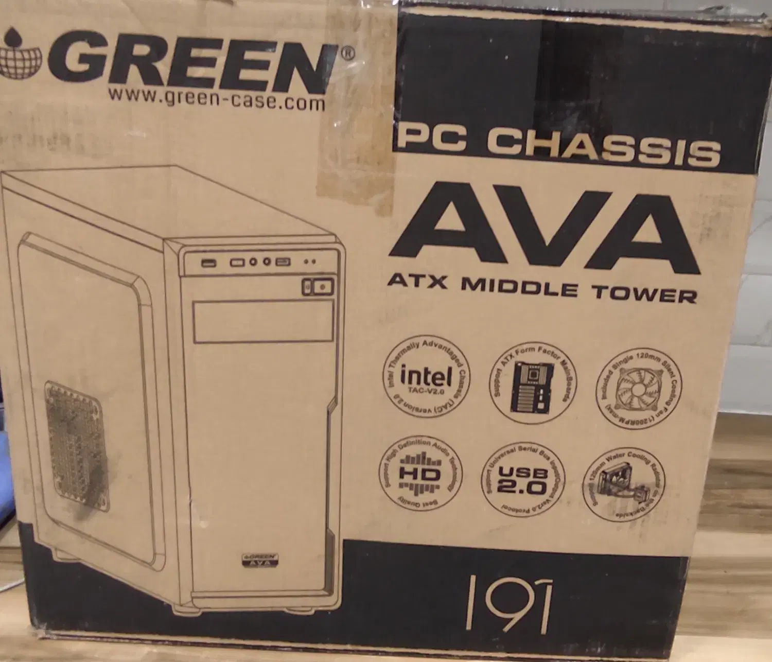 کیس green ava|قطعات و لوازم جانبی رایانه|تبریز, |دیوار