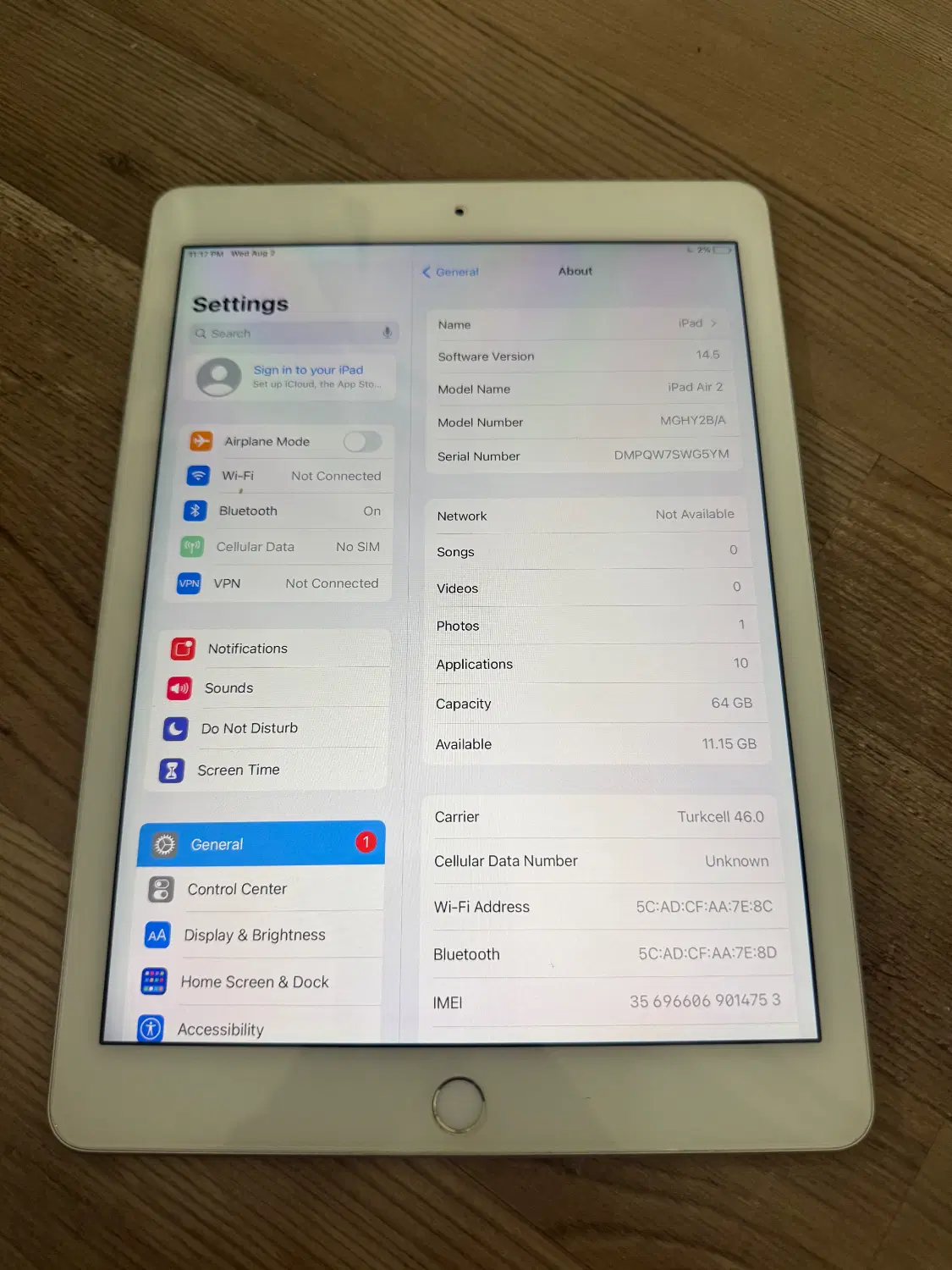 iPad air 2|تبلت|تهران, تهرانپارس غربی|دیوار