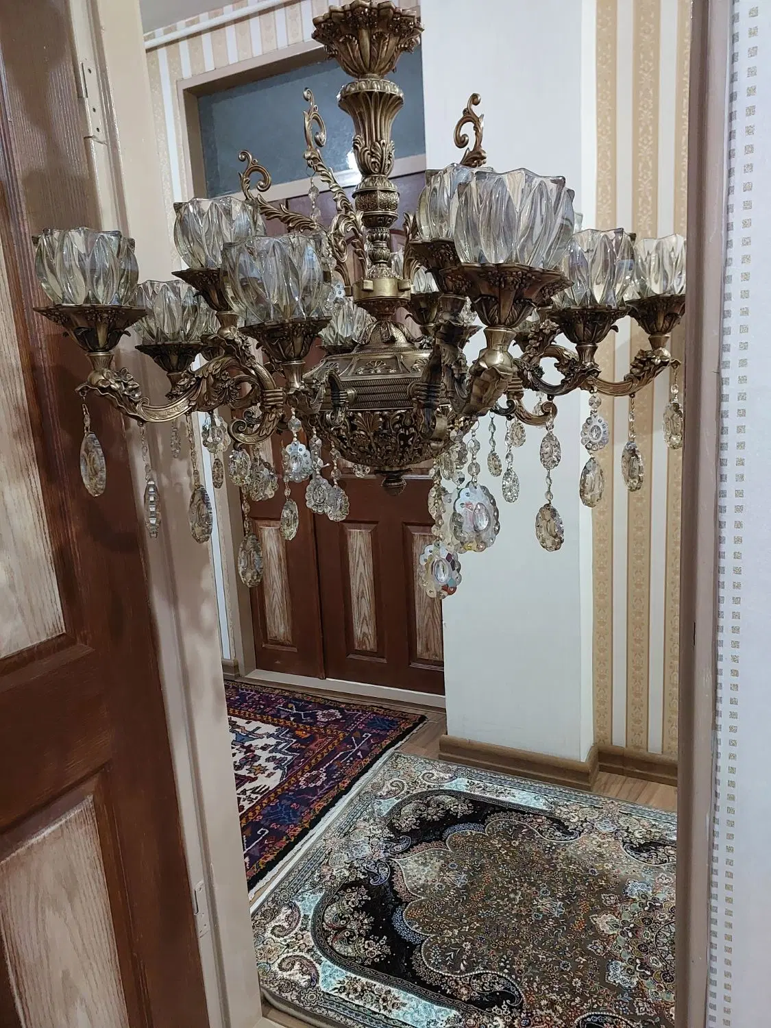 لوستر|لوستر و چراغ آویز|سهند, |دیوار