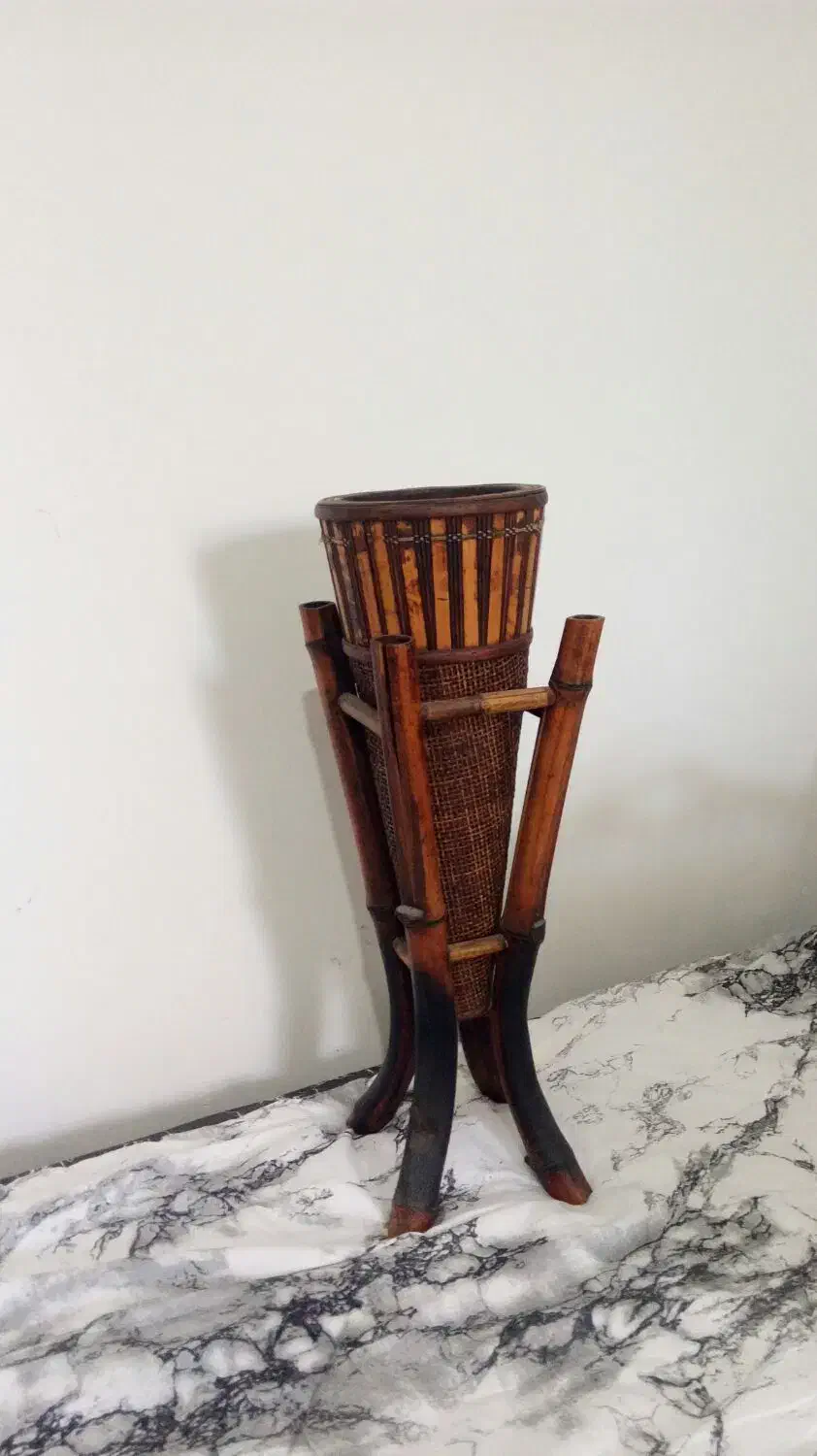 گلدان چوبی|گل مصنوعی|پرند, فاز ۶|دیوار