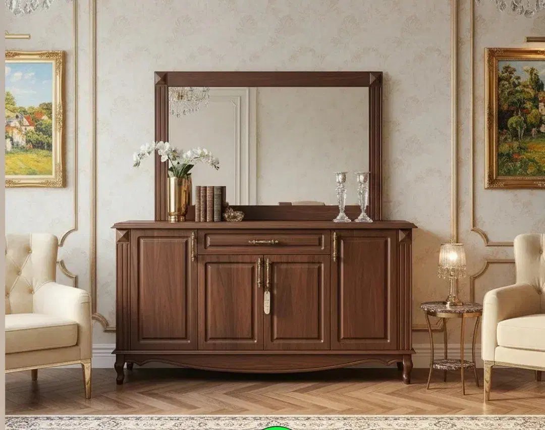 آینه کنسول کلاسیک|بوفه، ویترین، کنسول|اردبیل, |دیوار