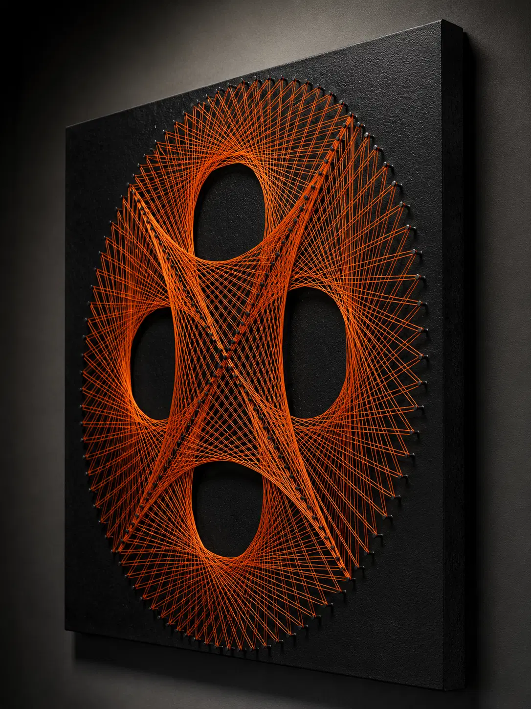 میخ و نخ» (String Art)|تابلو، نقاشی، عکس|بومهن, |دیوار