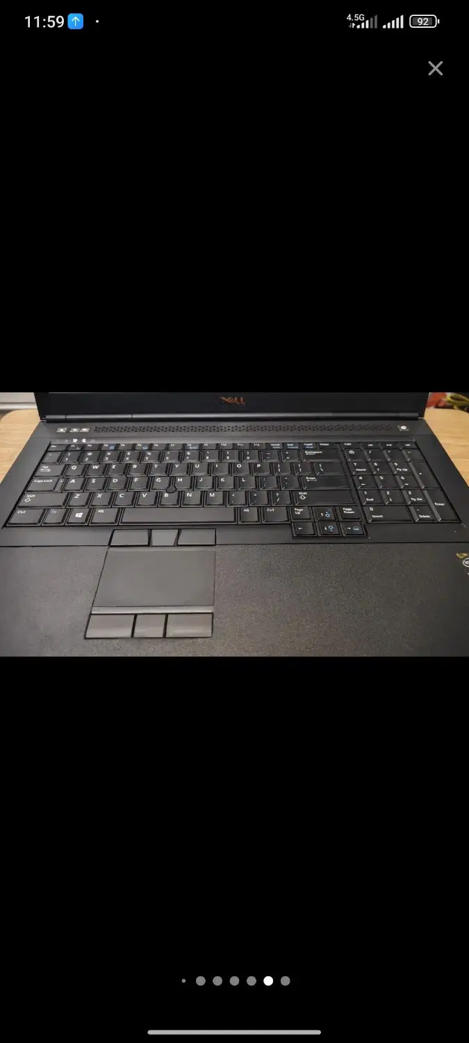 لپ تاپ dell m 6800|رایانه همراه|خوانسار, |دیوار