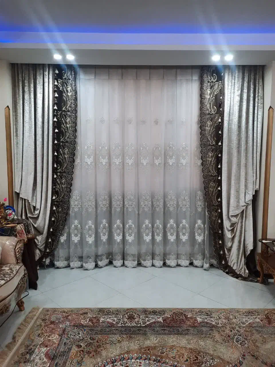 پرده|پرده، رانر، رومیزی|شهر ری, فیروزآبادی|دیوار