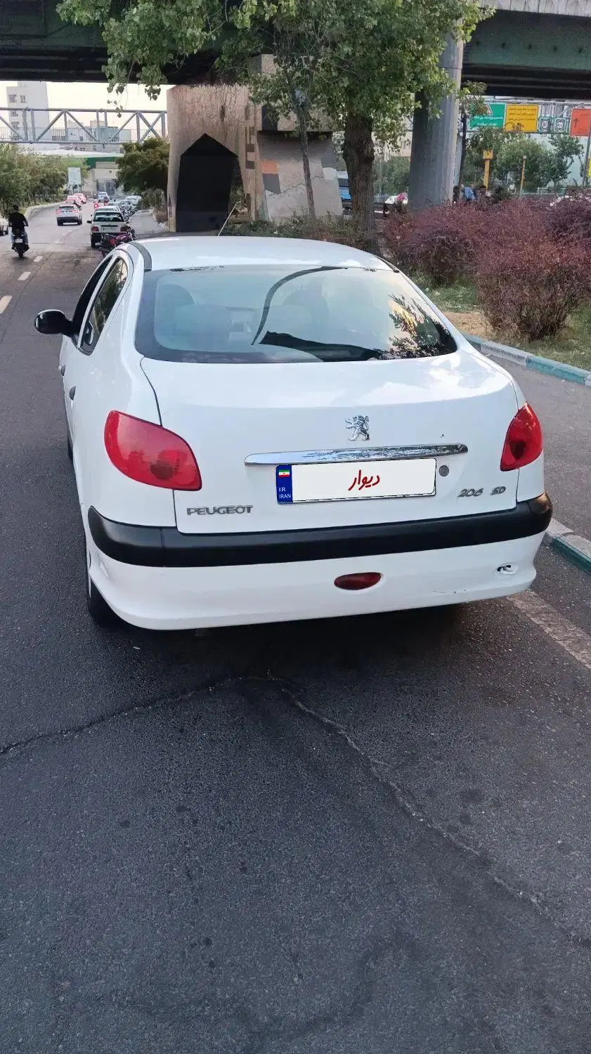 206 SD V8|خودرو سواری و وانت|تهران, شارق|دیوار