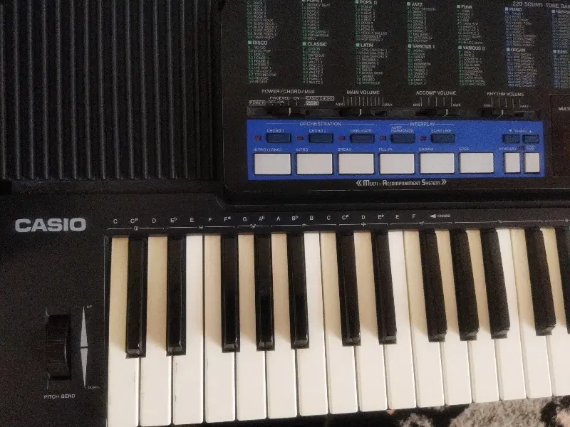 ارگ CASIO CT-670|پیانو، کیبورد، آکاردئون|فولادشهر, B7|دیوار