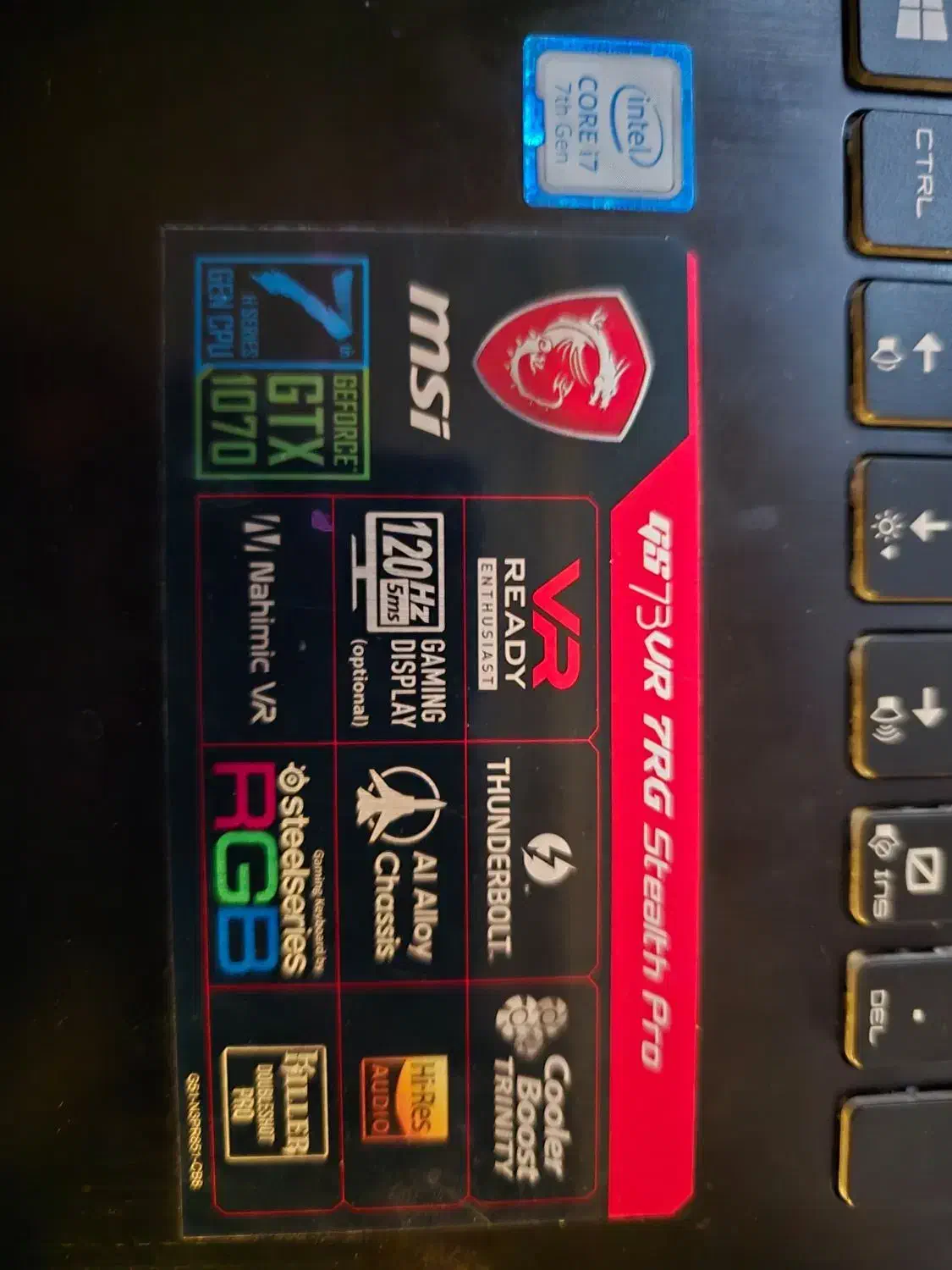 MSI GS73 7RF GTX 1070|رایانه همراه|اصفهان, مفتح|دیوار